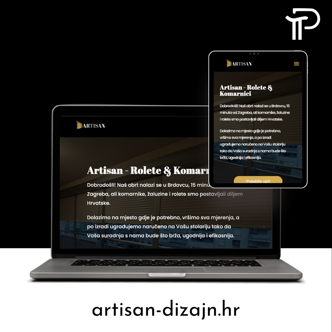 Artisan web stranica by Pi agencija