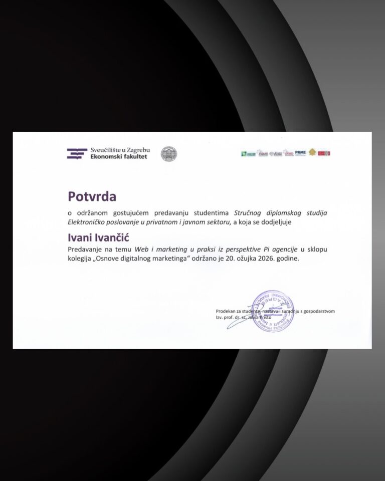 Instagram post from pi_agencija. This post is in position 1.